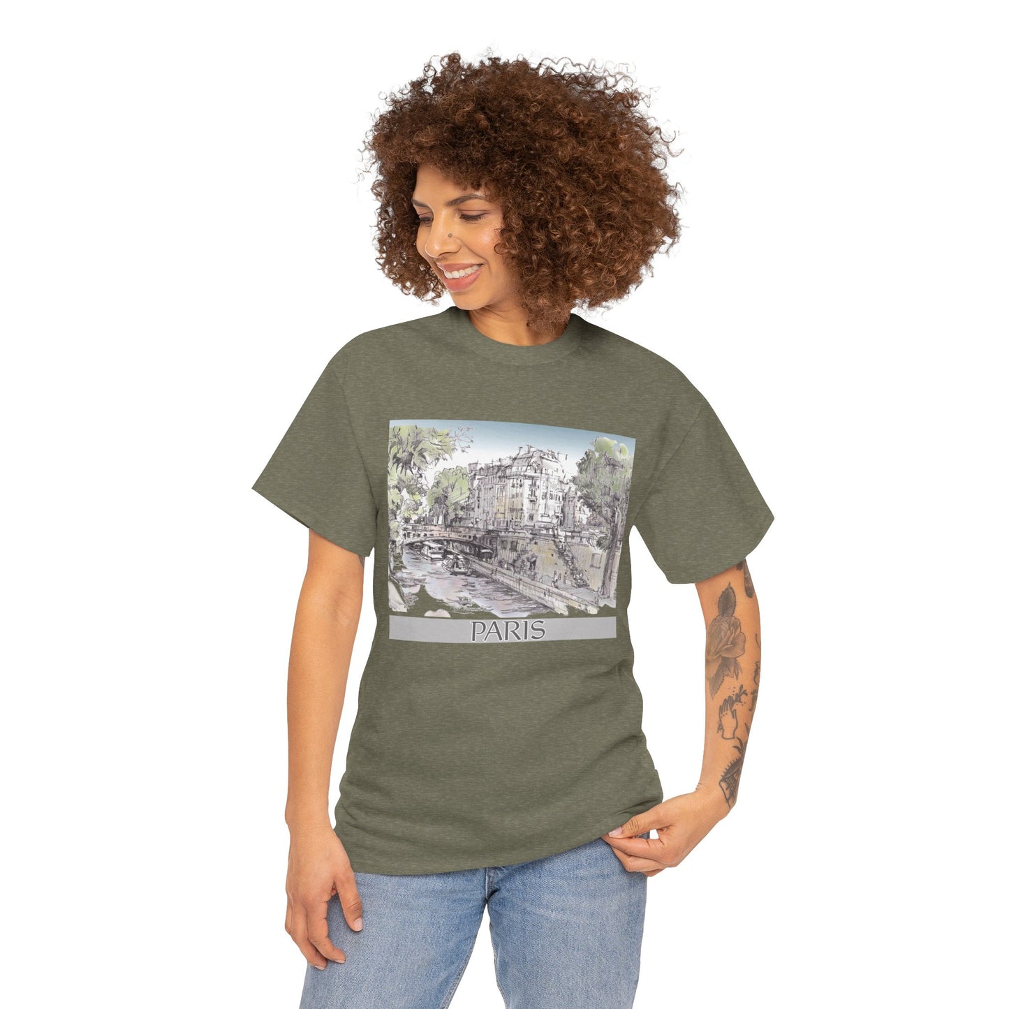 Paris-Inspired Unisex Crewneck T-shirt