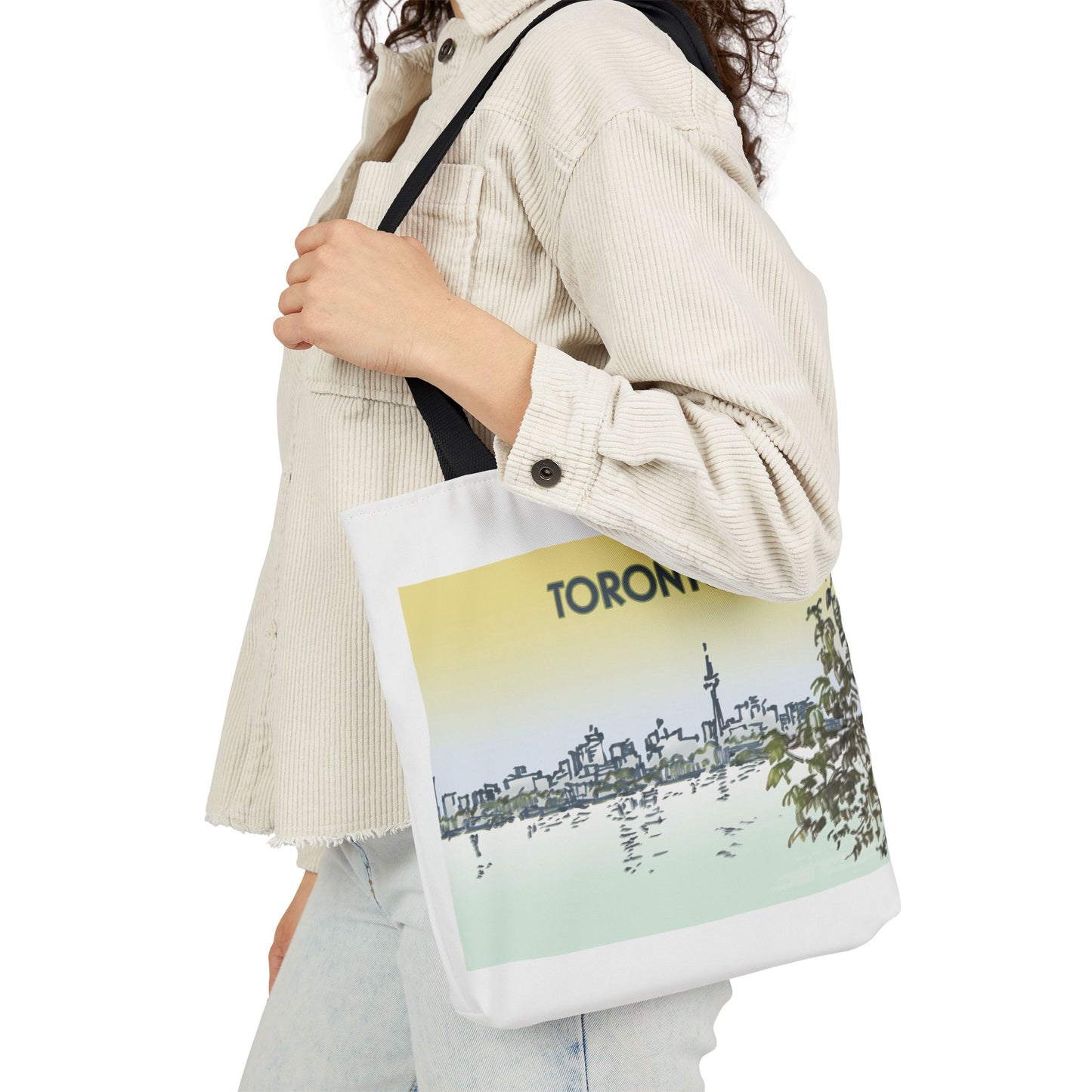 Toronto-inspired Tote Bag with 4-Color Straps