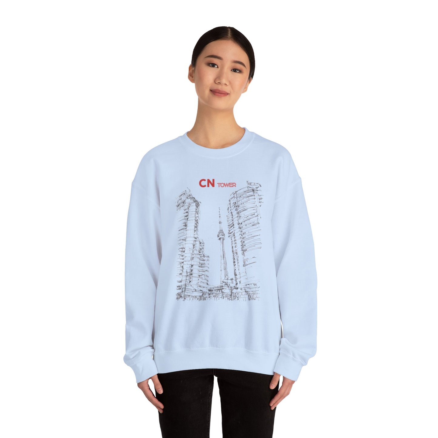 CN Tower-Inspired Unisex Crewneck Sweatshirt