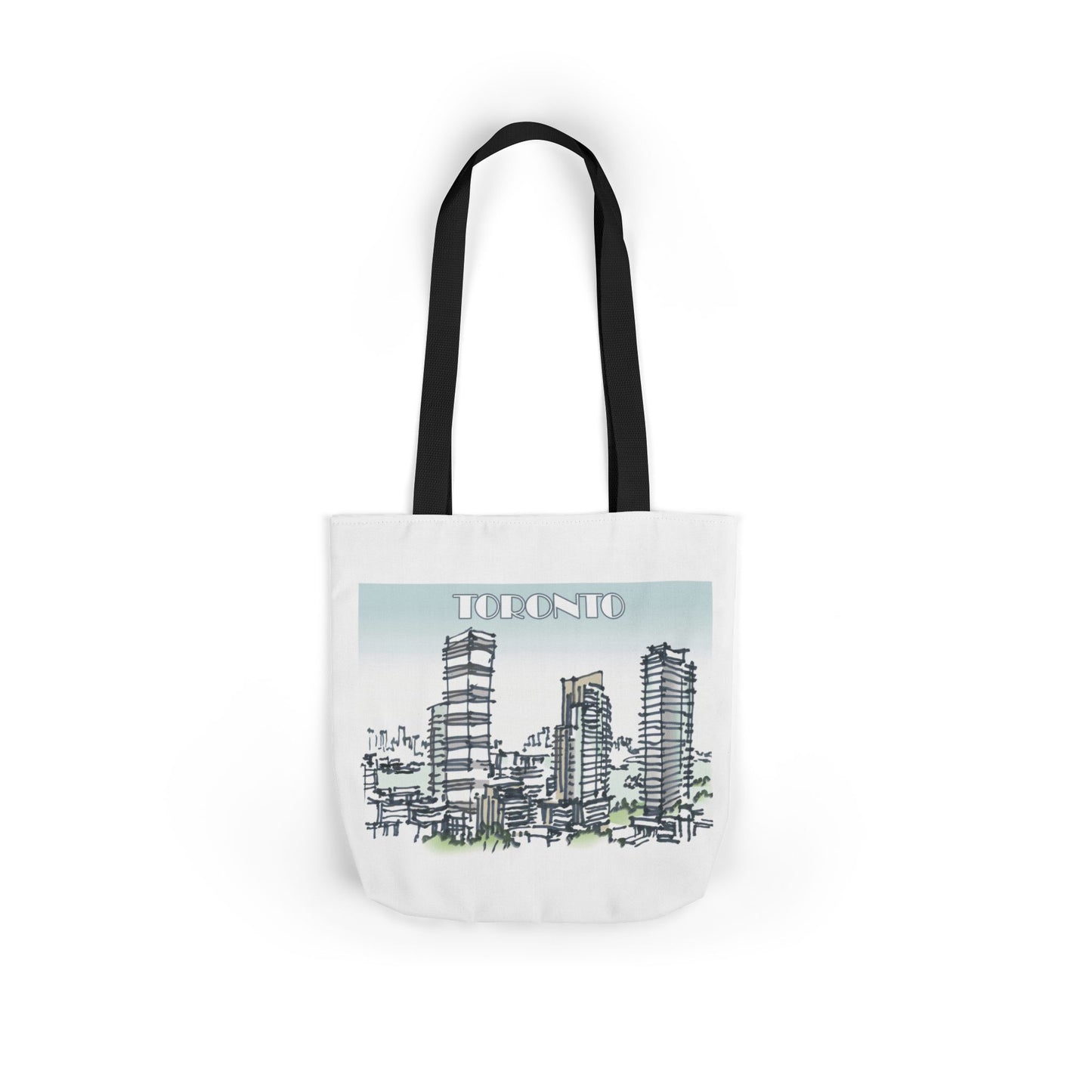 Toronto-inspired Tote Bag with 4-Color Straps