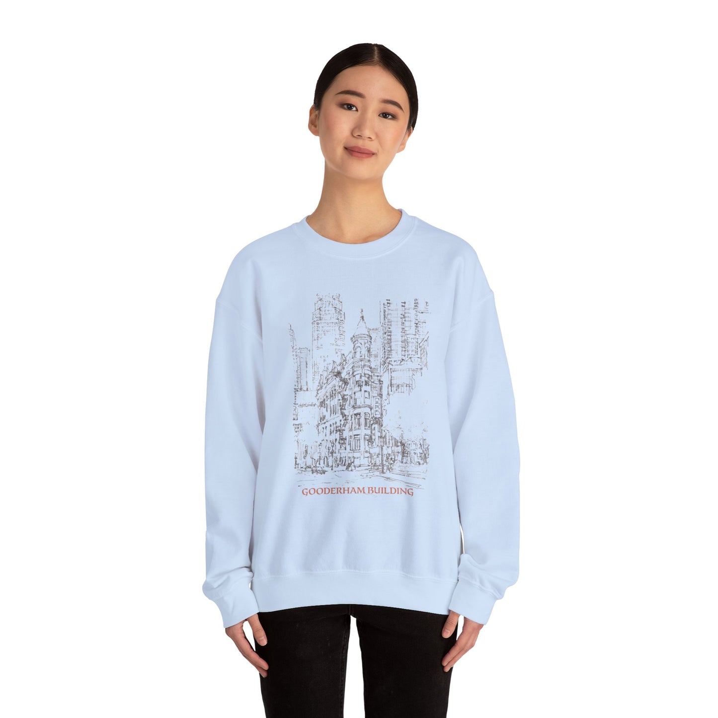 Toronto Gooderham building-Inspired Unisex Crewneck Sweatshirt