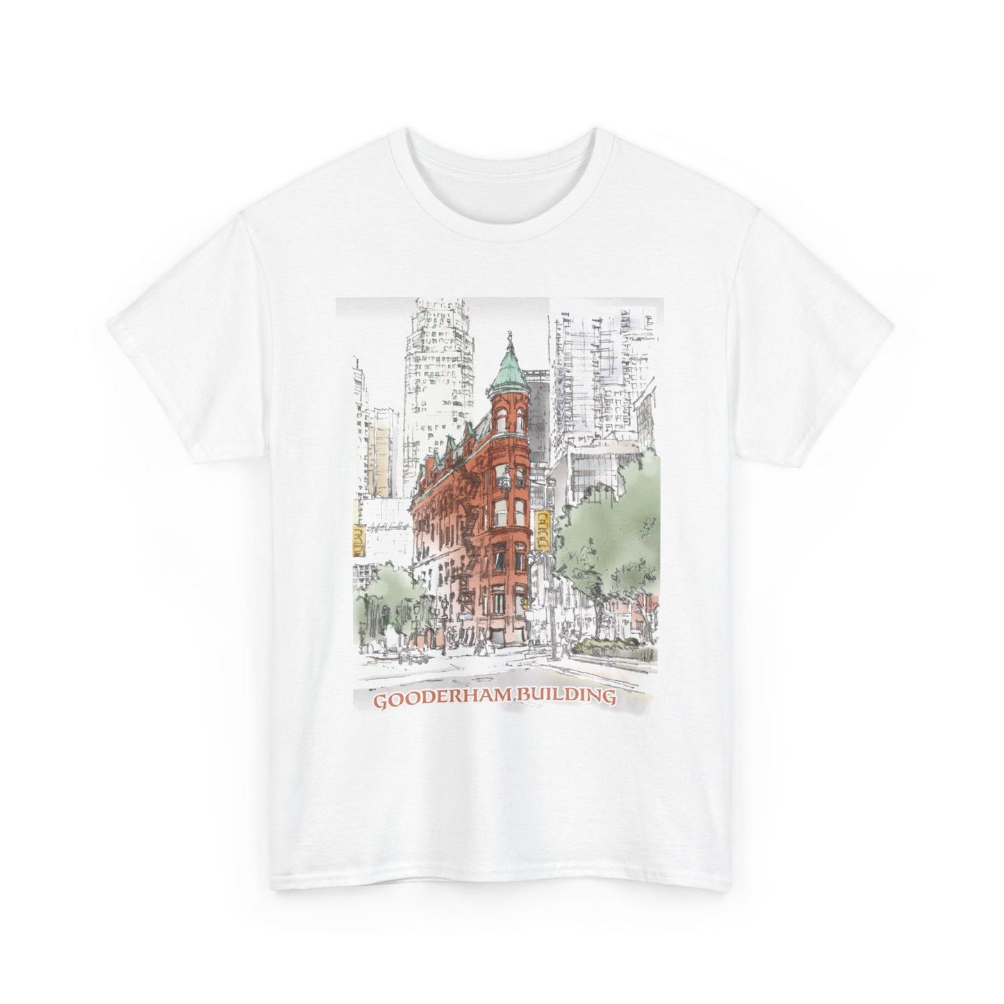 Gooderham building-Inspired Unisex Crewneck T-shirt