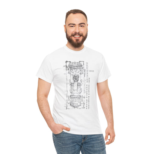 Brussel's Art-Nouveau-Inspired Unisex Crewneck T-shirt