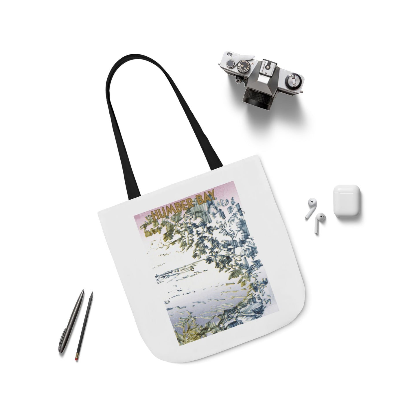 Toronto Humber Bay-inspired Tote Bag with 5-Color Straps