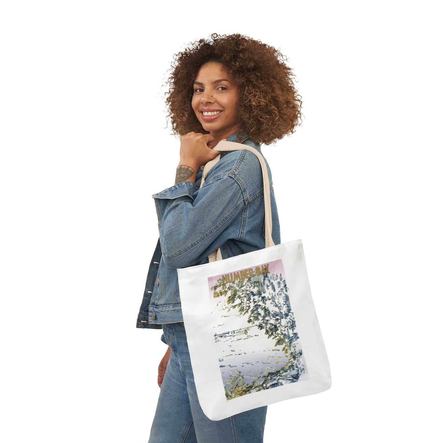 Toronto Humber Bay-inspired Tote Bag with 5-Color Straps