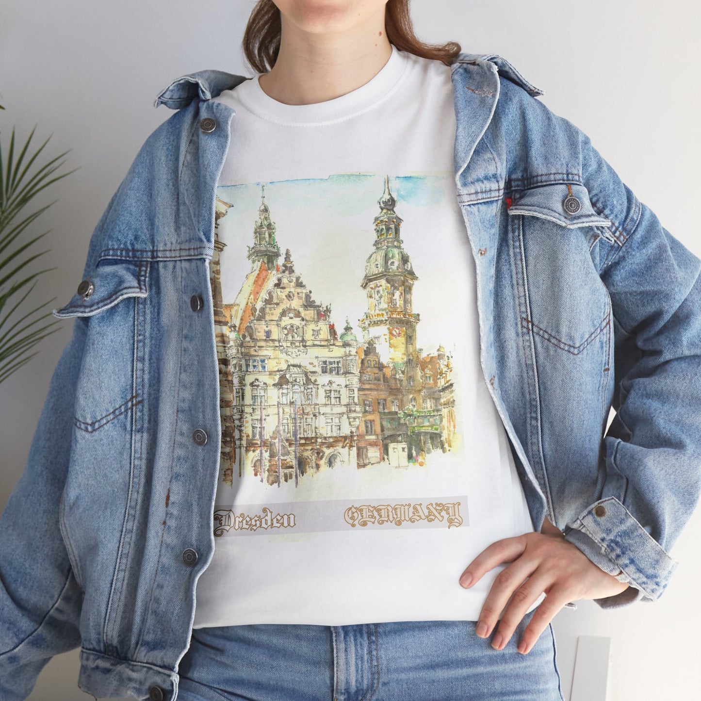 Dresden-Inspired Unisex Crewneck T-shirt