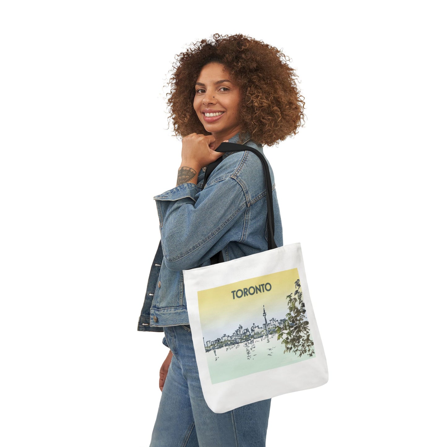 Toronto-inspired Tote Bag with 4-Color Straps
