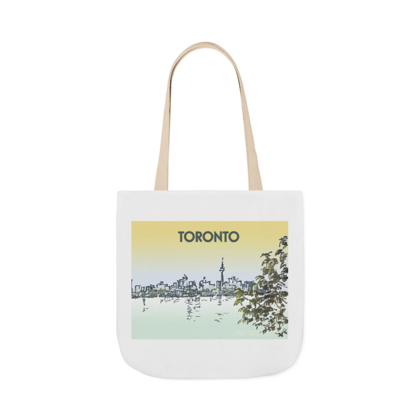 Toronto-inspired Tote Bag with 4-Color Straps