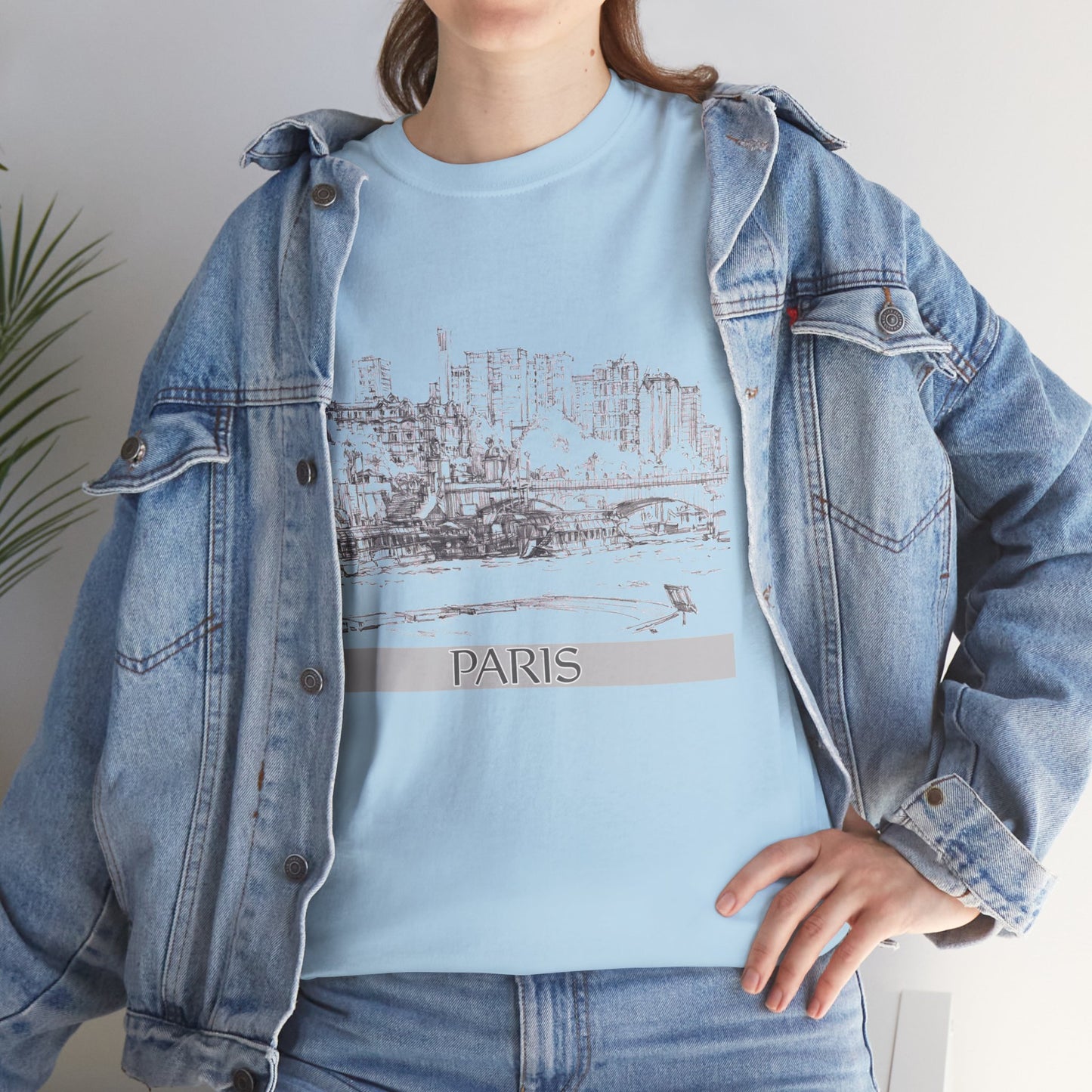 Paris-Inspired Unisex Crewneck T-shirt