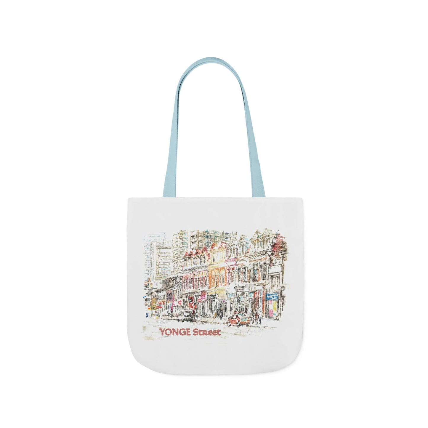 Yonge Street-inspired Tote Bag with 5-Color Straps