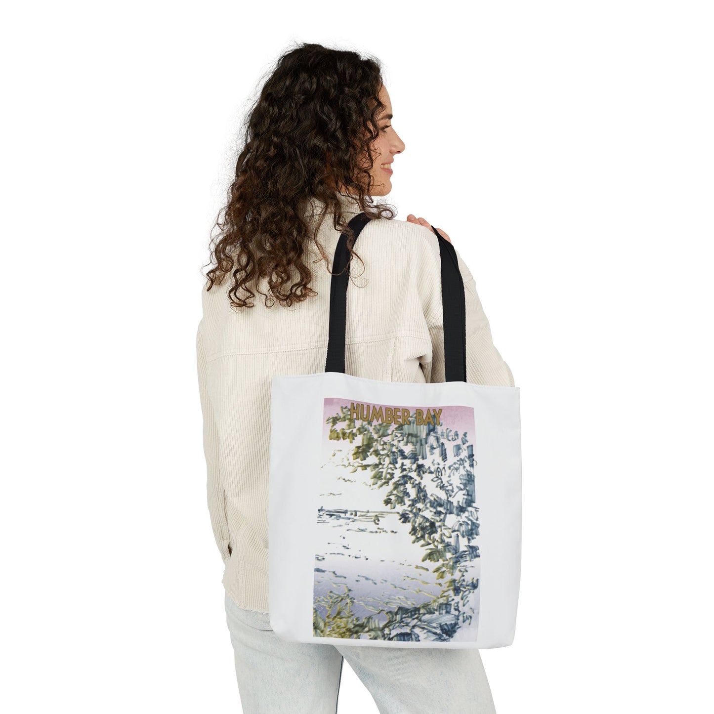 Toronto Humber Bay-inspired Tote Bag with 5-Color Straps