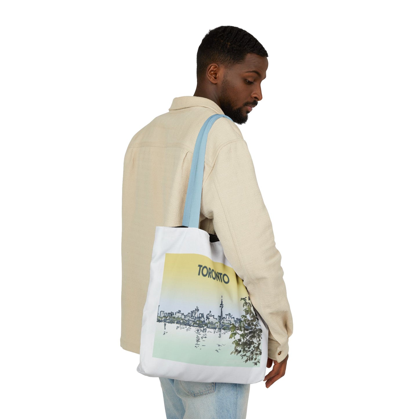 Toronto-inspired Tote Bag with 4-Color Straps