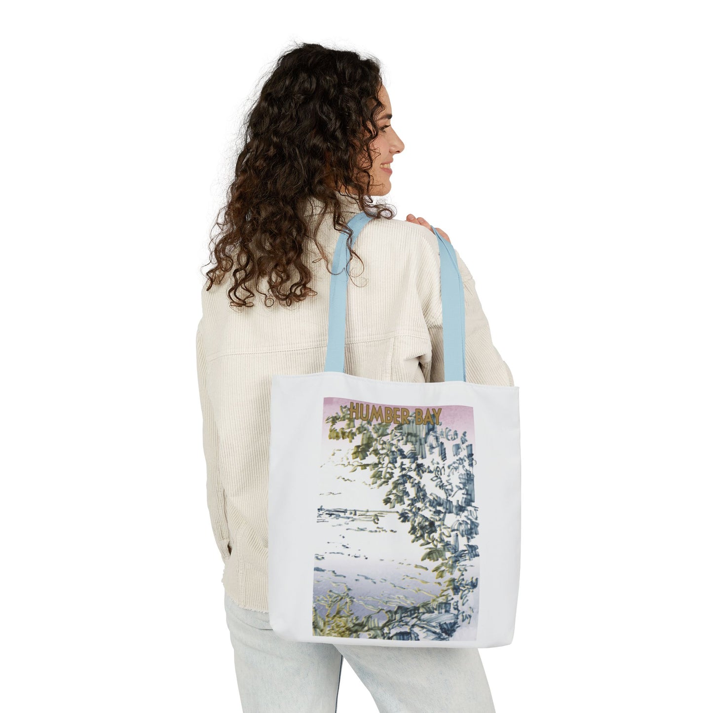 Toronto Humber Bay-inspired Tote Bag with 5-Color Straps