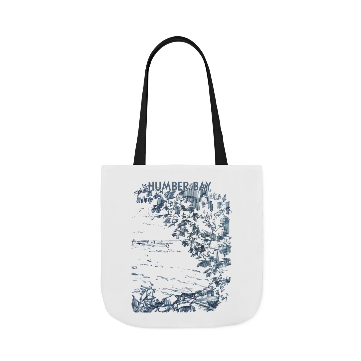 Toronto Humber Bay-inspired Tote Bag with 3-Color Straps
