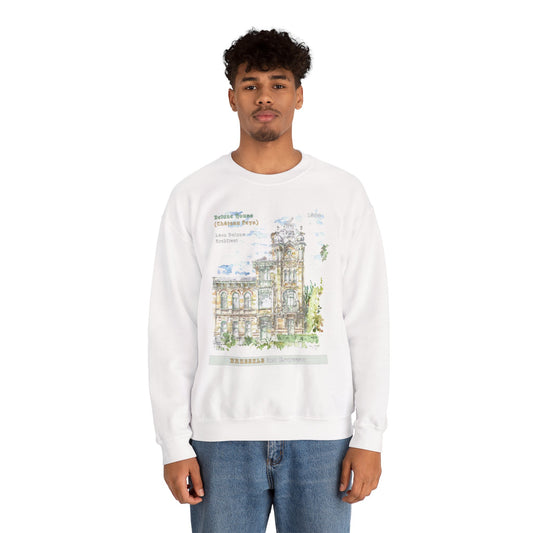 Brussel's Art-Nouveau-Inspired Unisex Crewneck Sweatshirt