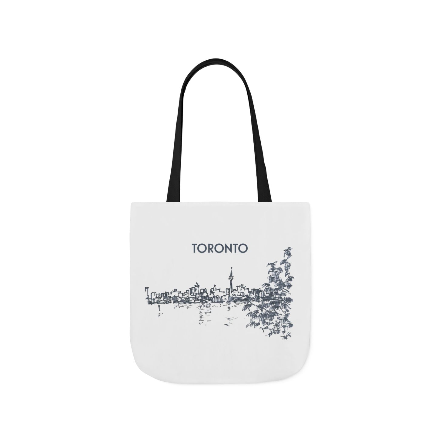 Toronto-inspired Tote Bag with 3-Color Straps