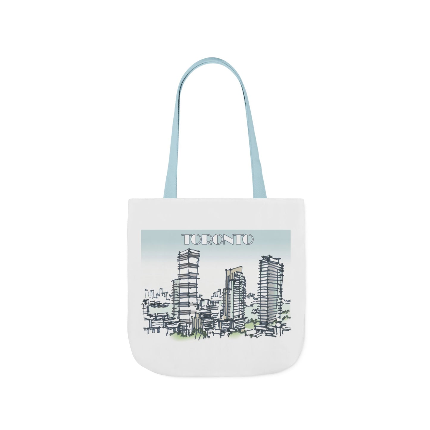 Toronto-inspired Tote Bag with 4-Color Straps