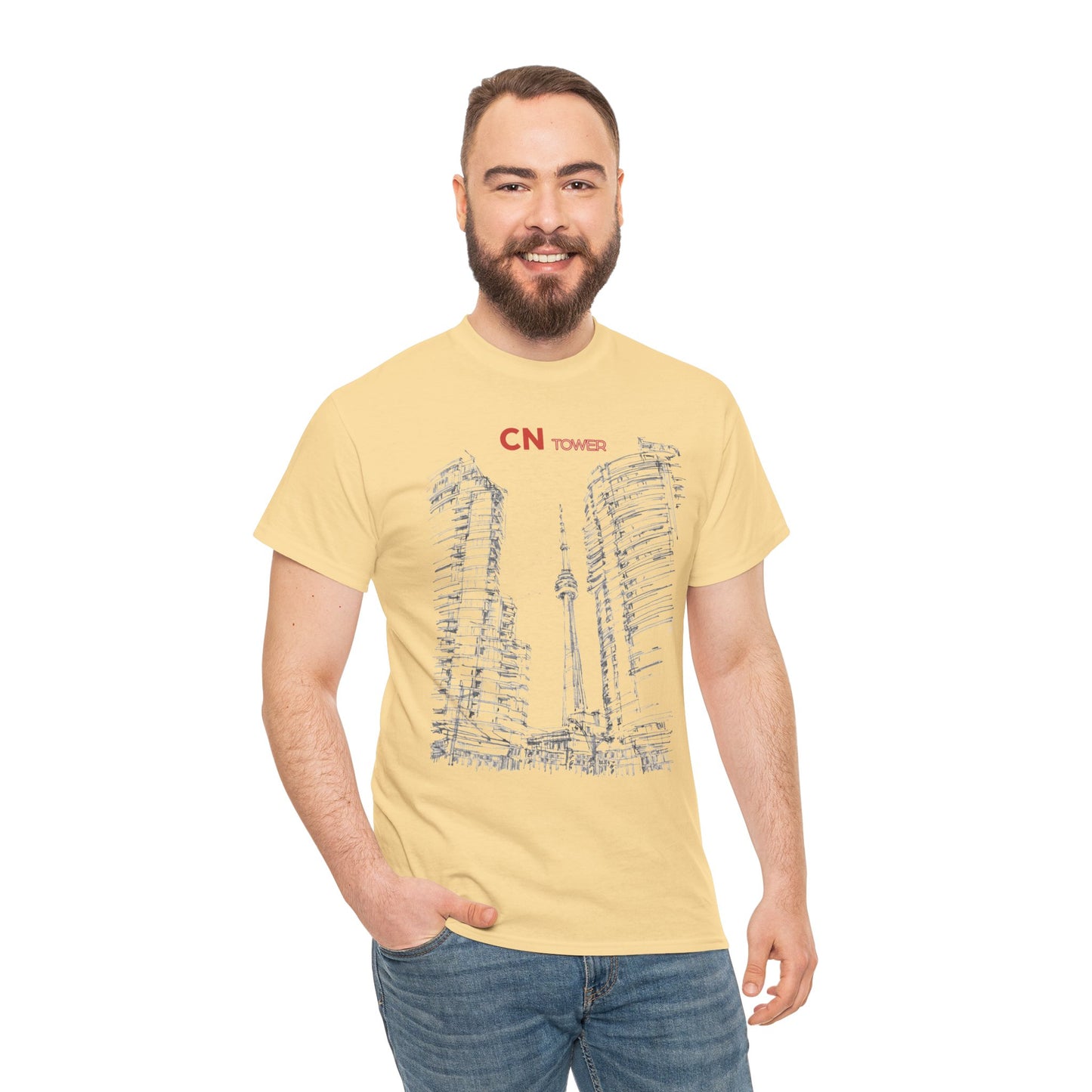 CN Tower-Inspired Unisex Crewneck T-shirt