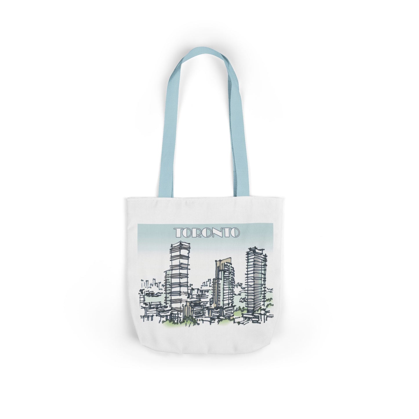 Toronto-inspired Tote Bag with 4-Color Straps