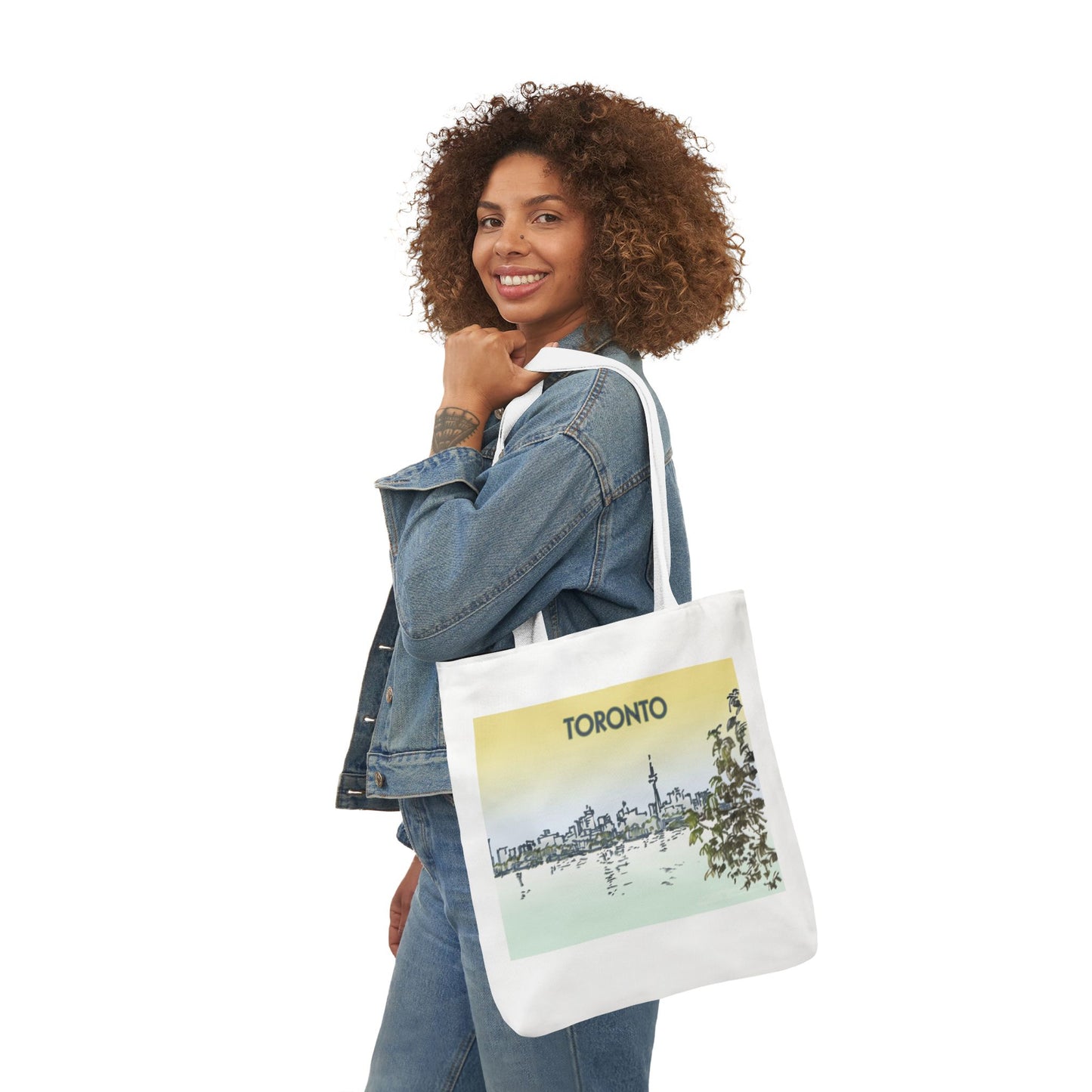 Toronto-inspired Tote Bag with 4-Color Straps