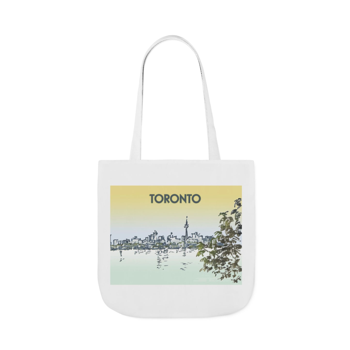 Toronto-inspired Tote Bag with 4-Color Straps