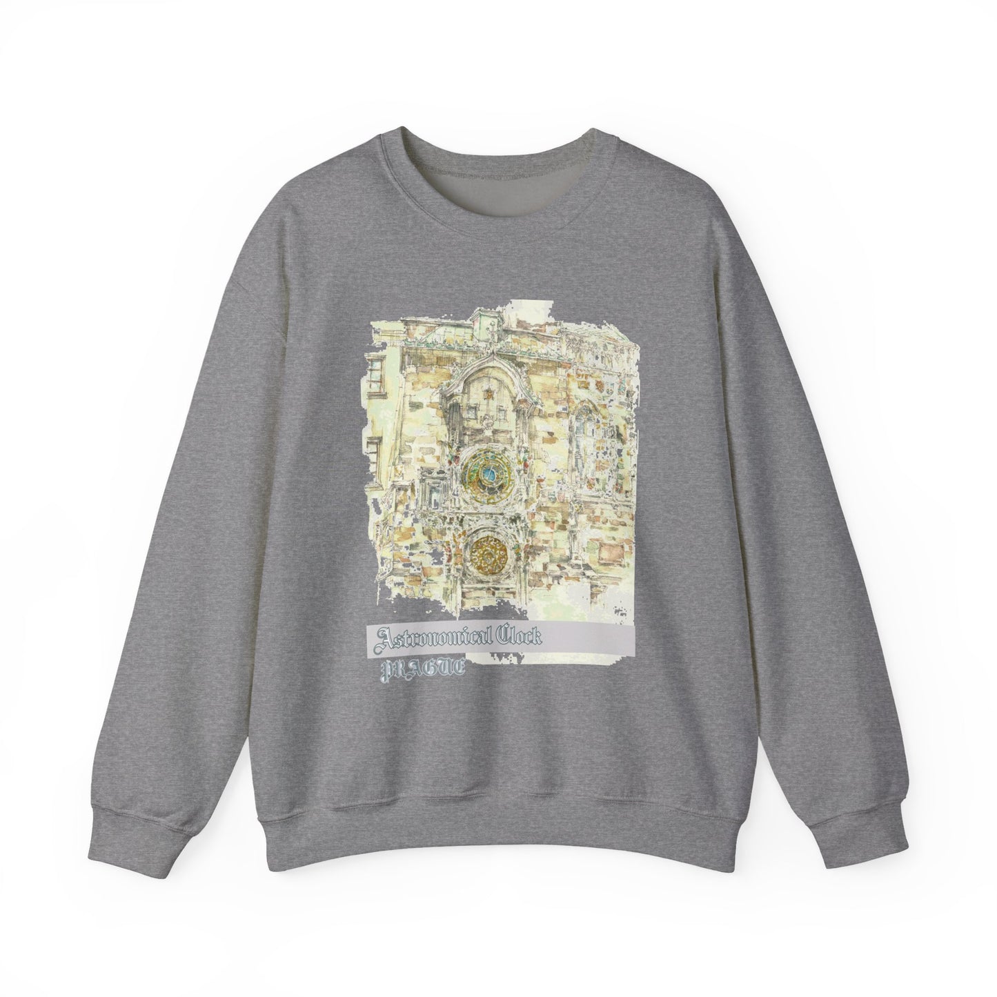 Prague-Inspired Unisex Crewneck Sweatshirt