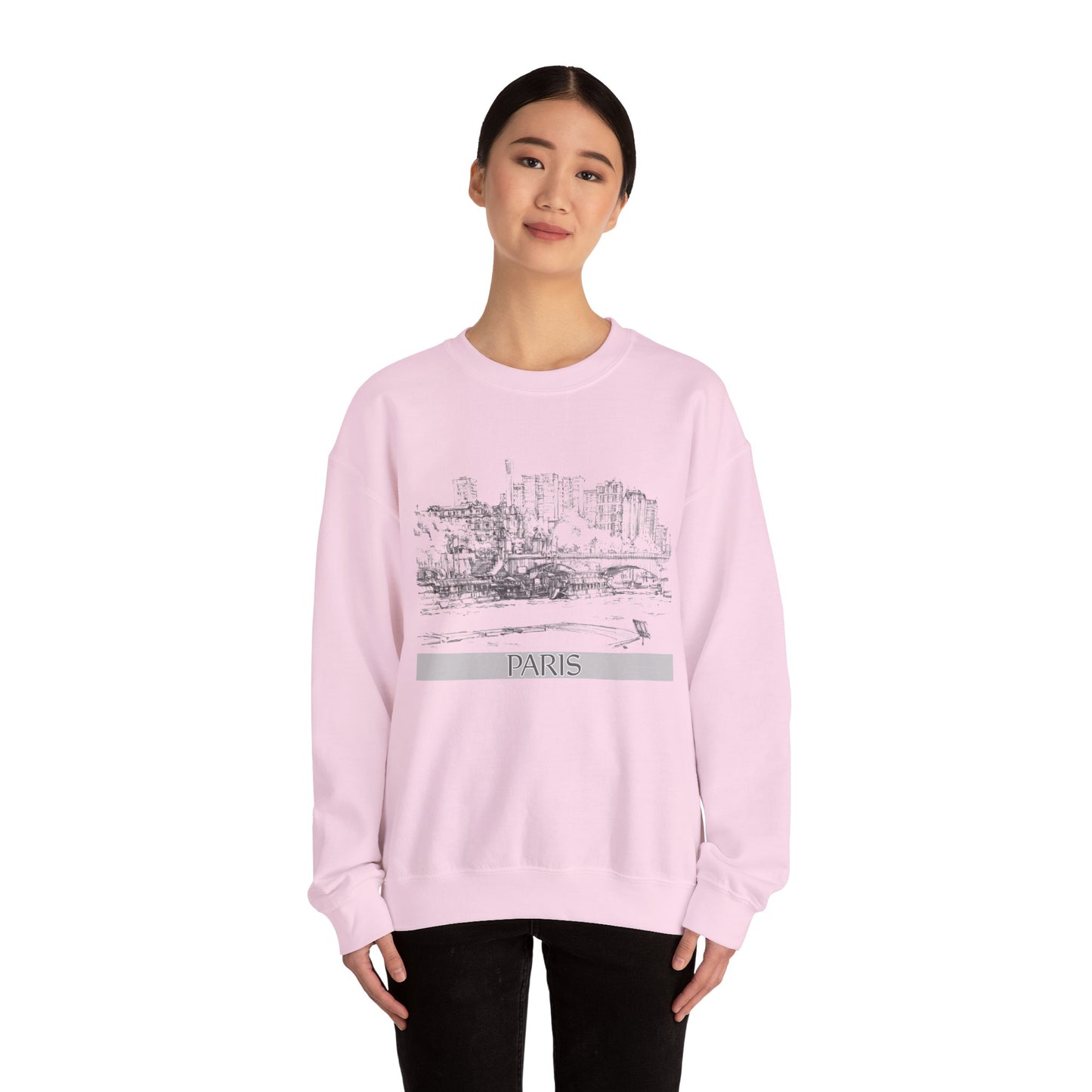 Paris-Inspired Unisex Crewneck Sweatshirt
