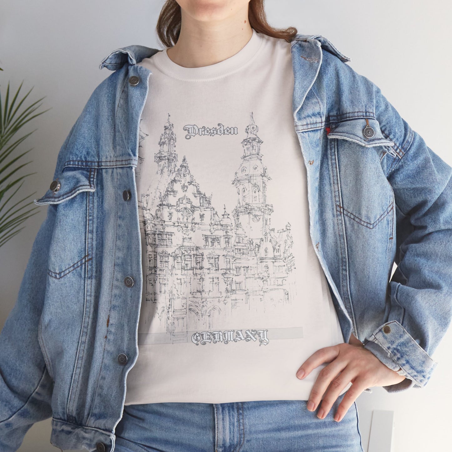 Dresden-Inspired Unisex Crewneck T-shirt