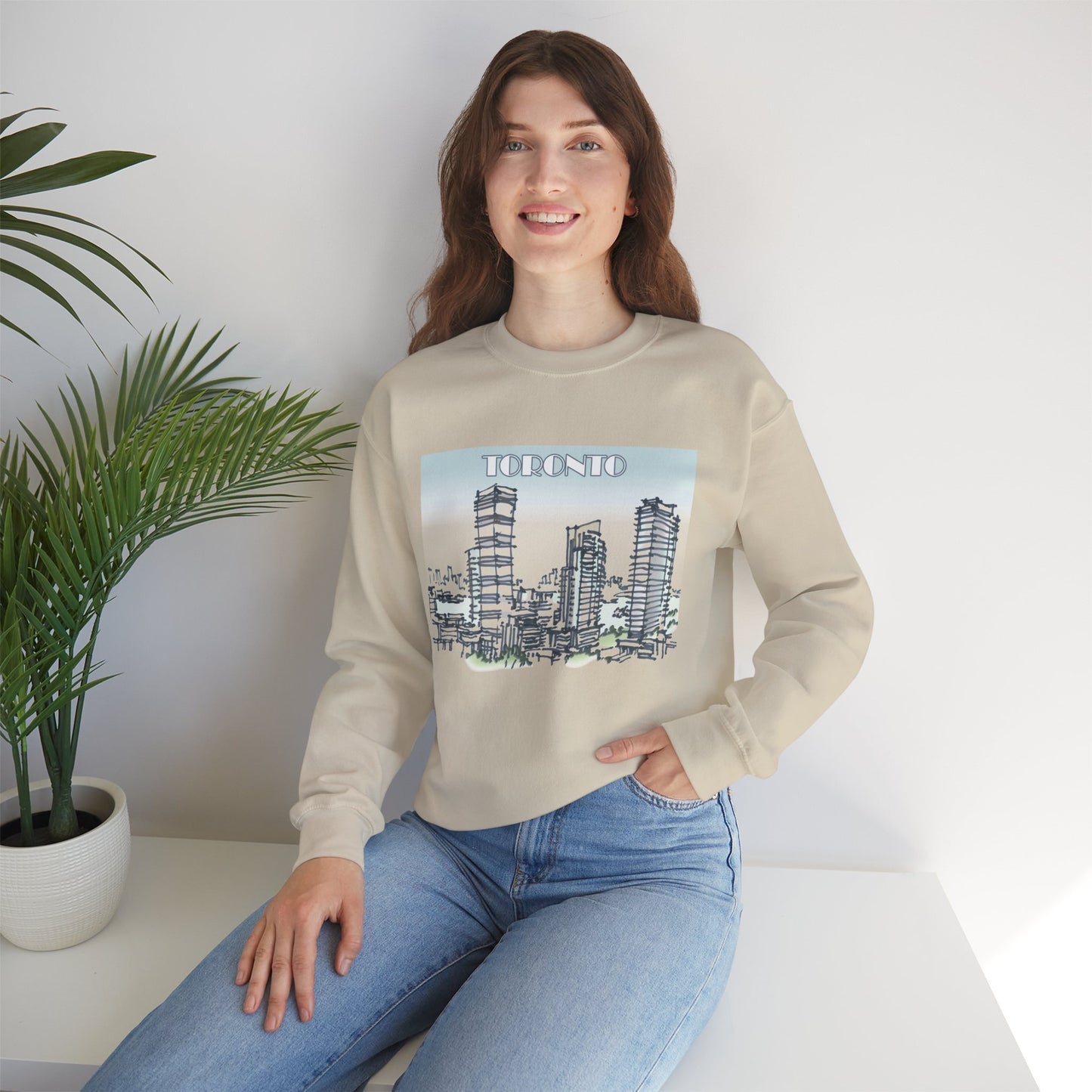 Toronto-Inspired Unisex Crewneck Sweatshirt