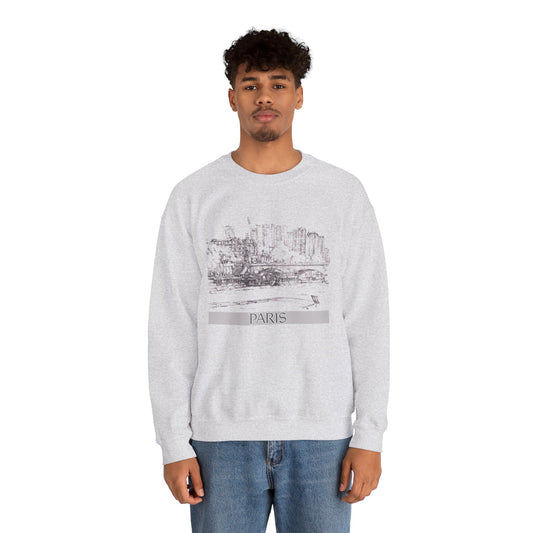 Paris-Inspired Unisex Crewneck Sweatshirt
