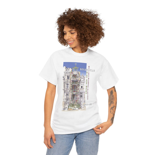 Brussel's Art-Nouveau-Inspired Unisex Crewneck T-shirt