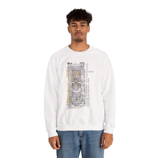 Brussel's Art-Nouveau-Inspired Unisex Crewneck Sweatshirt
