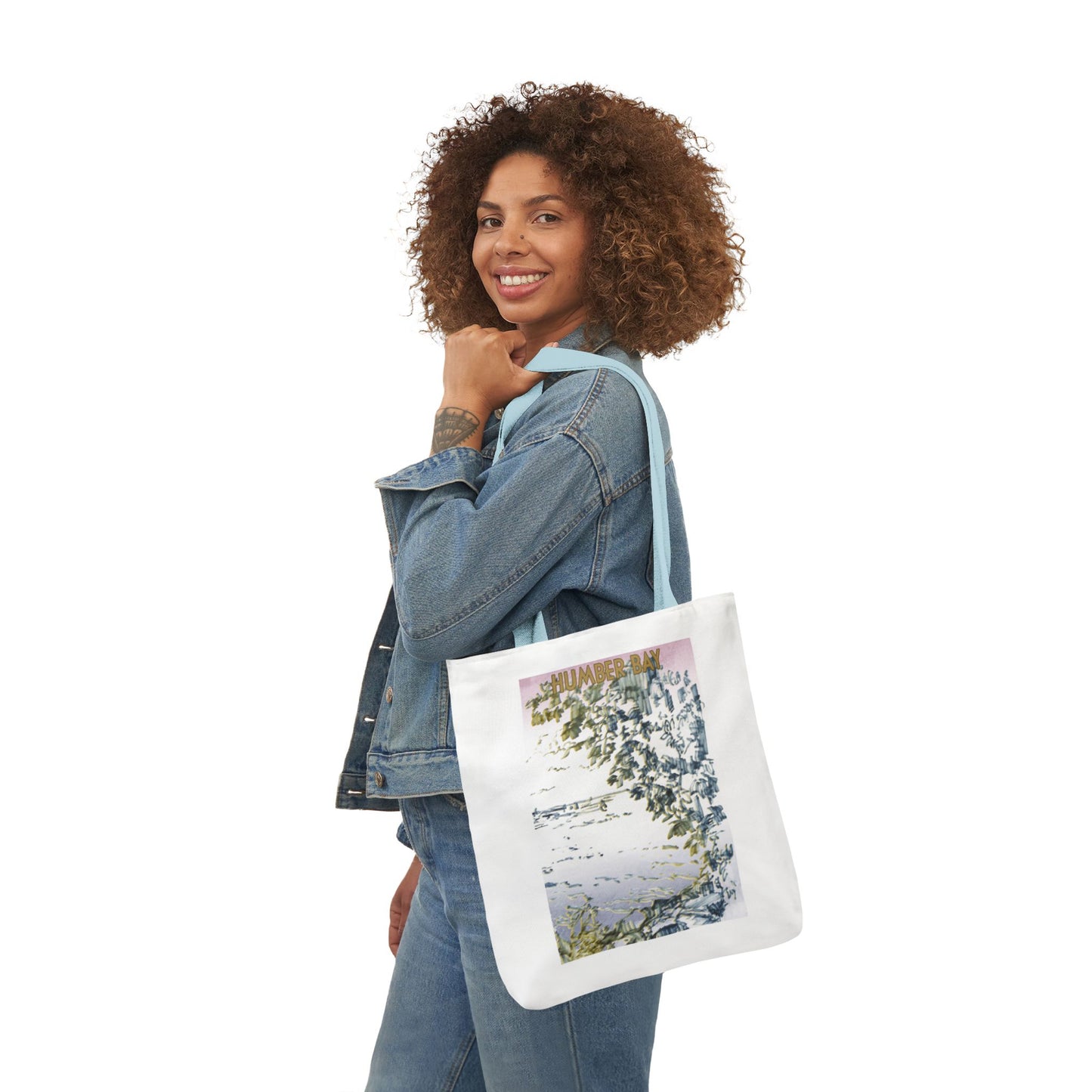 Toronto Humber Bay-inspired Tote Bag with 5-Color Straps