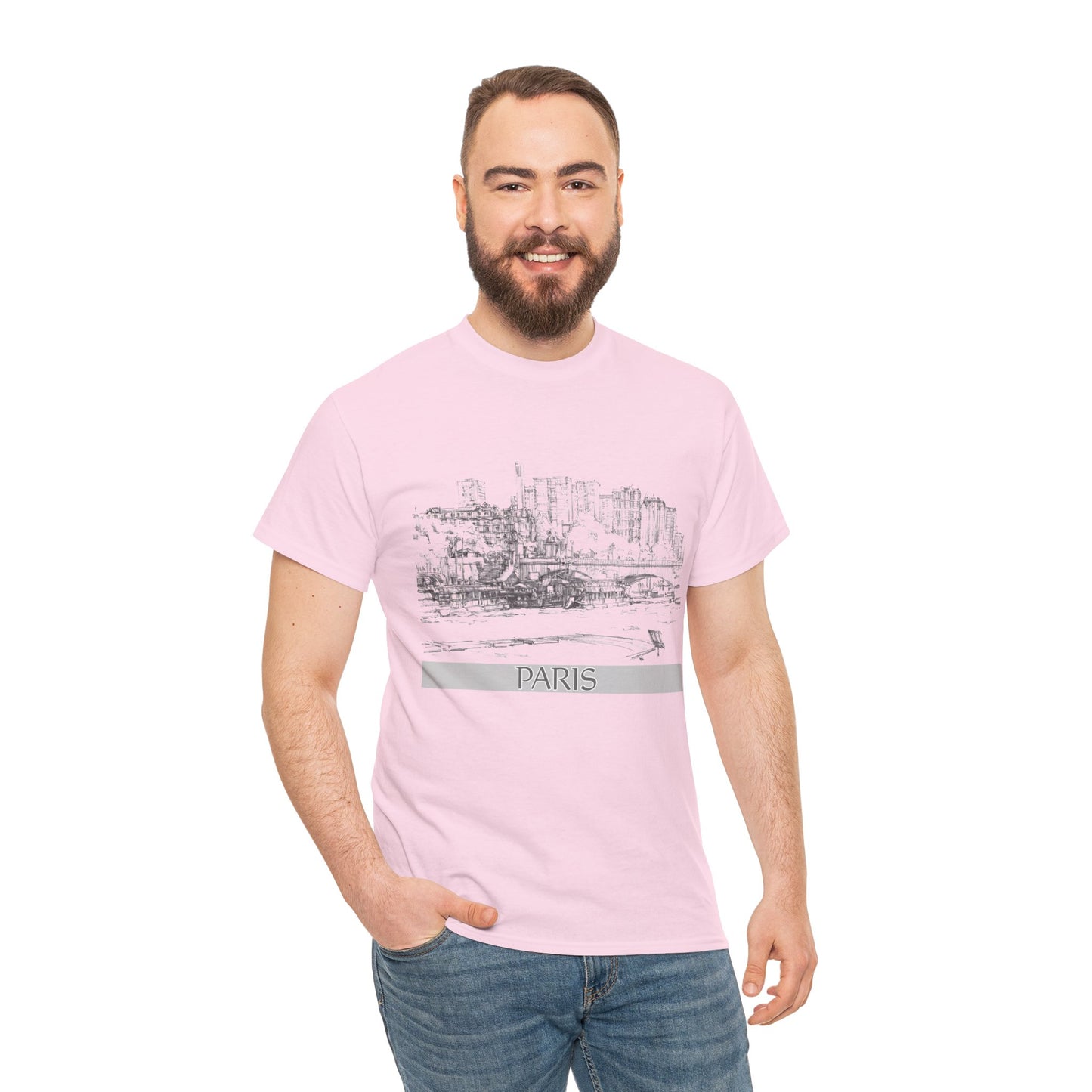 Paris-Inspired Unisex Crewneck T-shirt