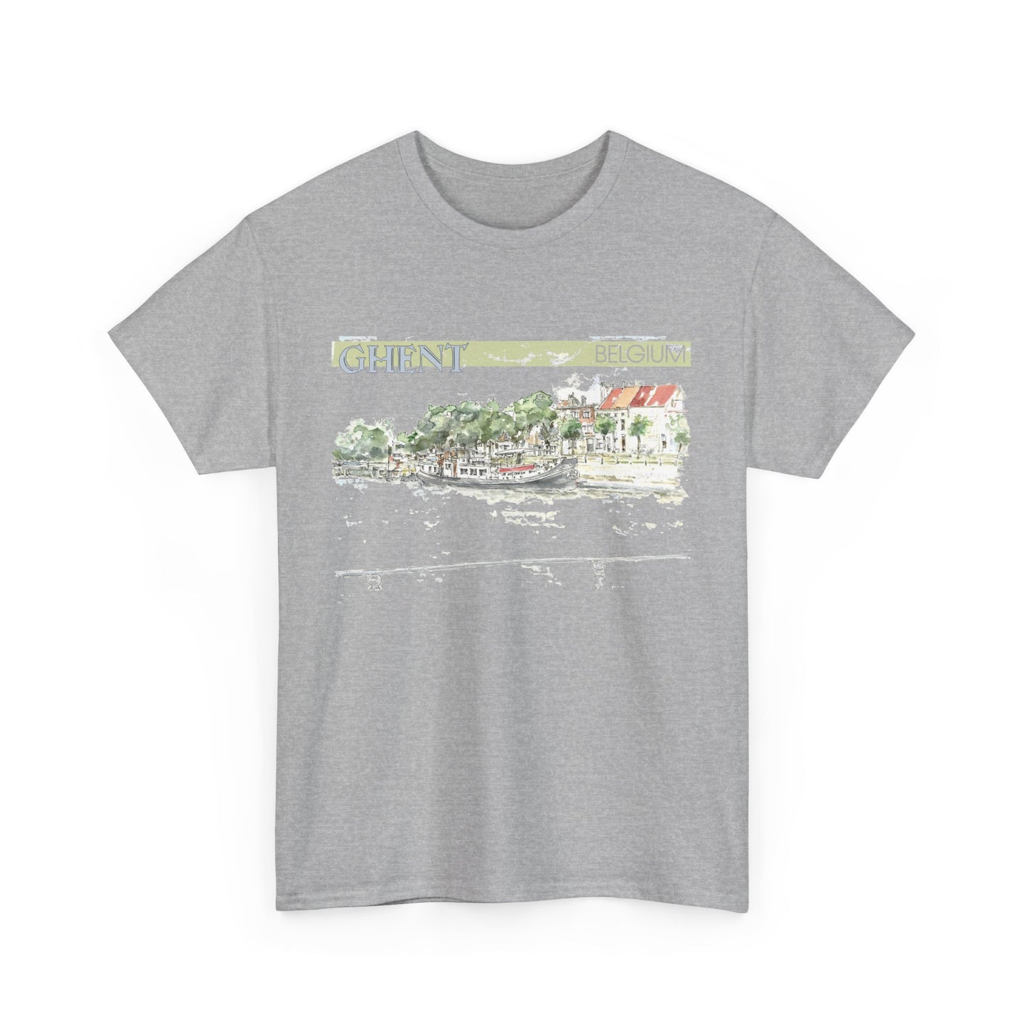 Ghent-Inspired Unisex Crewneck T-shirt