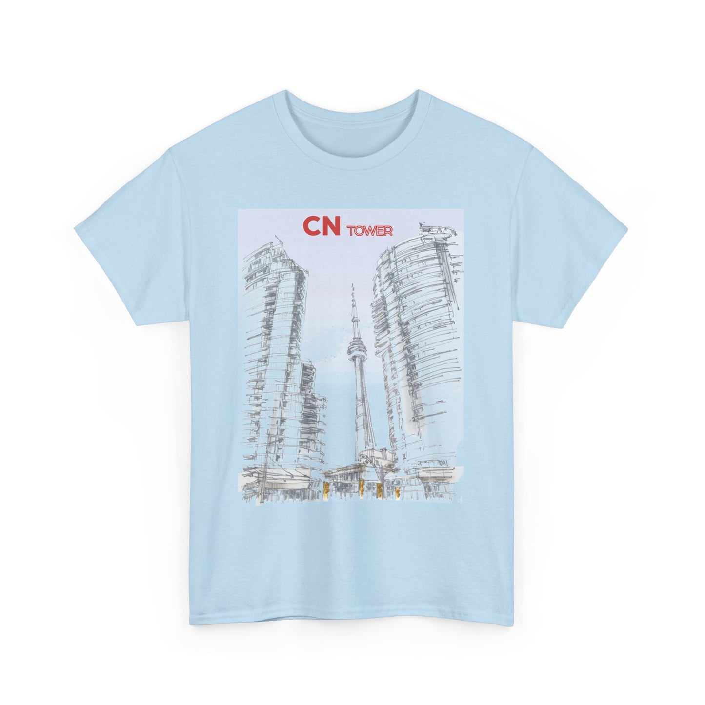 CN-Tower-Inspired Unisex Crewneck T-shirt