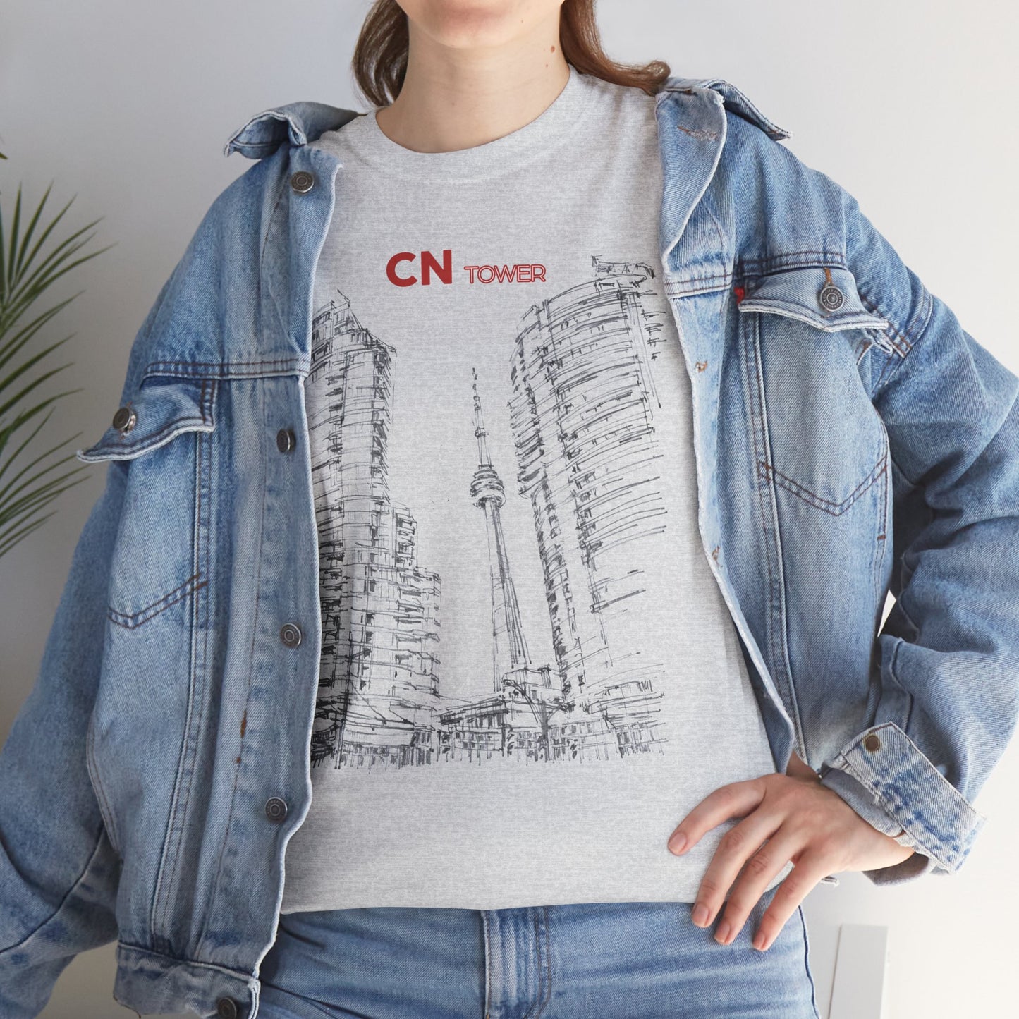 CN Tower-Inspired Unisex Crewneck T-shirt