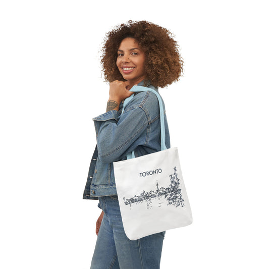 Toronto-inspired Tote Bag with 3-Color Straps