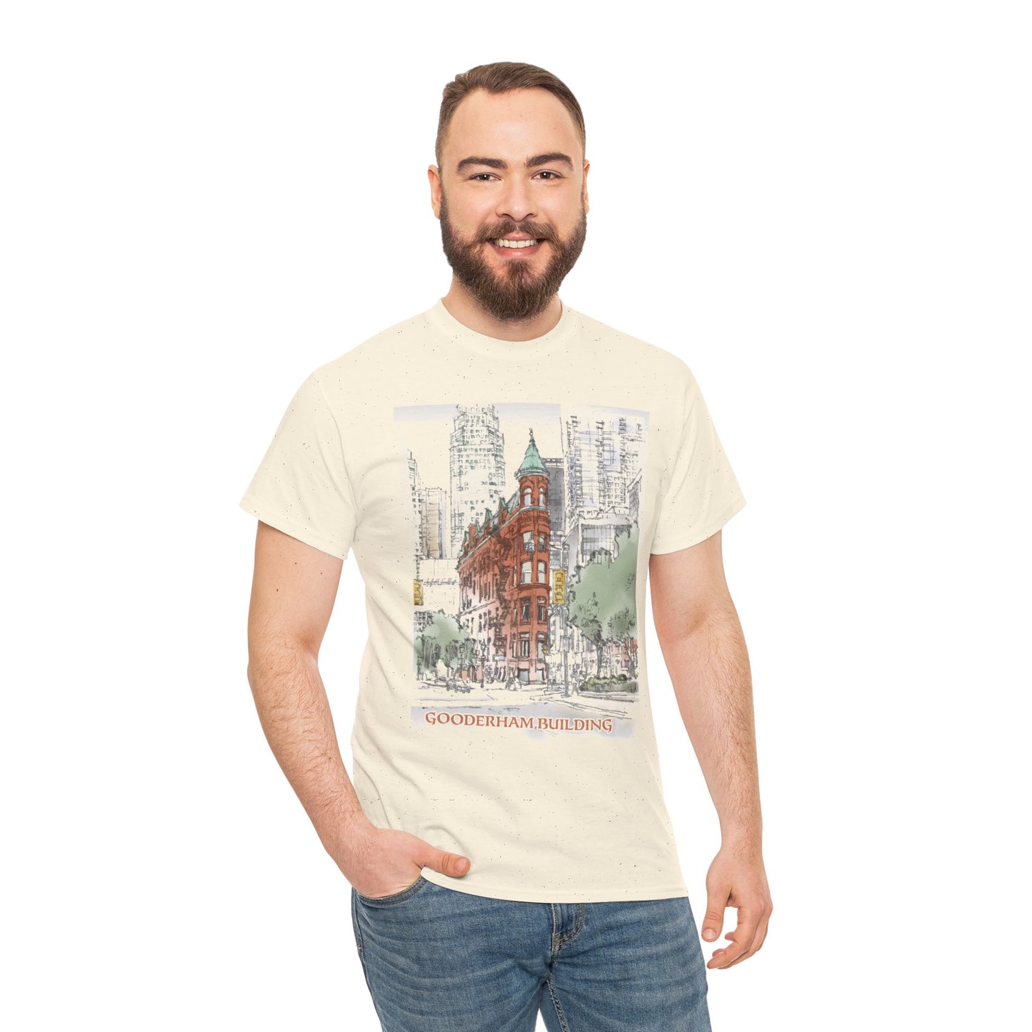 Gooderham building-Inspired Unisex Crewneck T-shirt