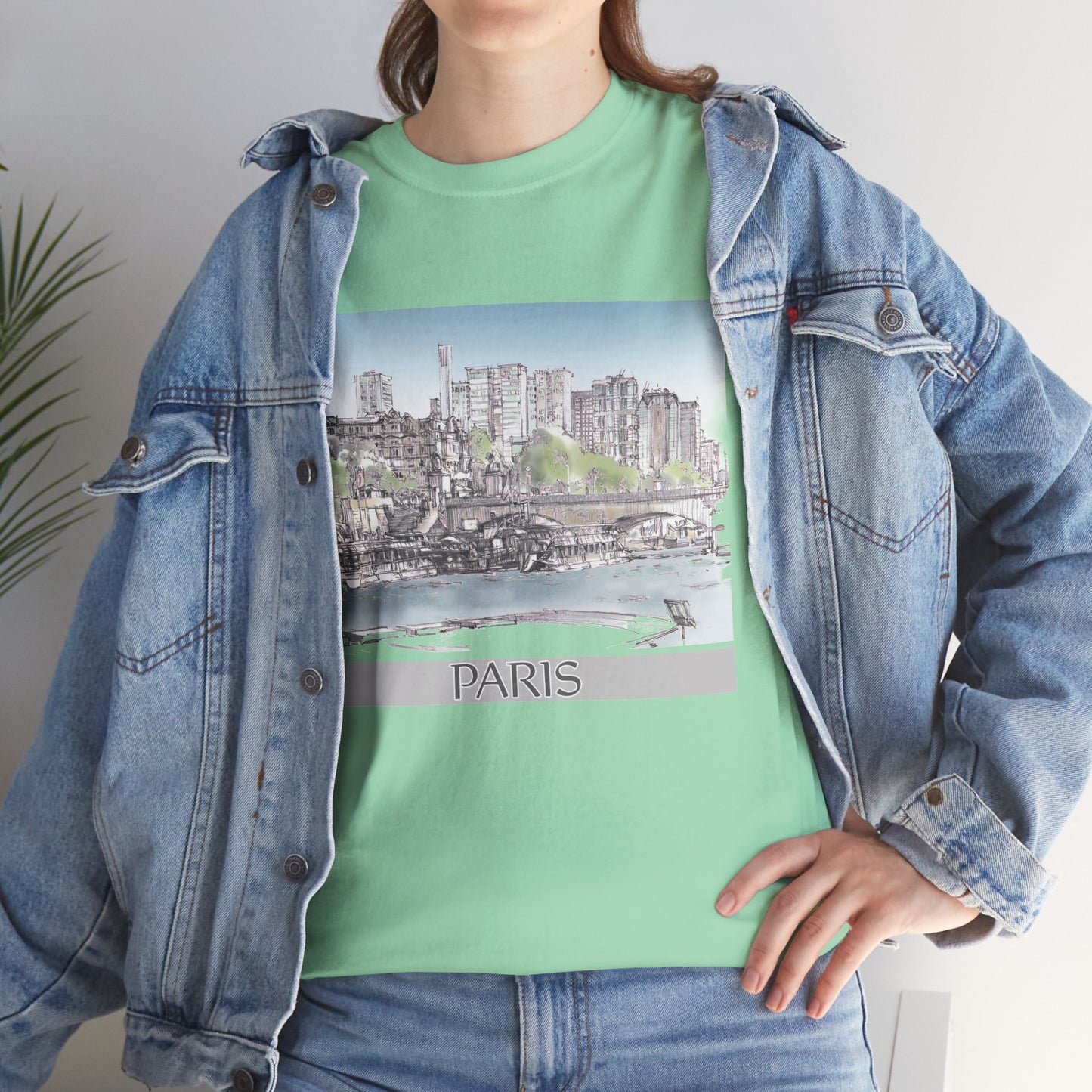 Paris-Inspired Unisex Crewneck T-shirt