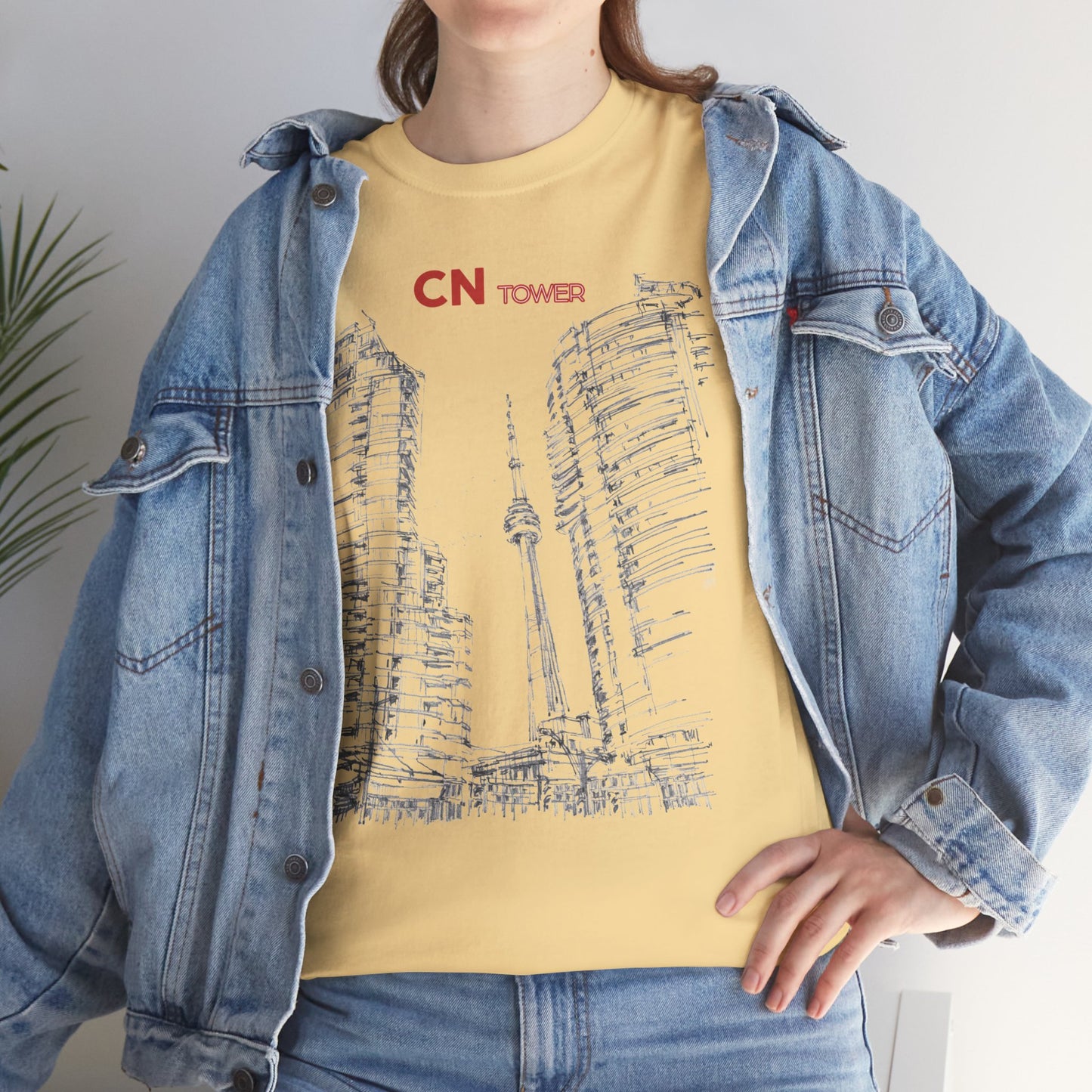 CN Tower-Inspired Unisex Crewneck T-shirt