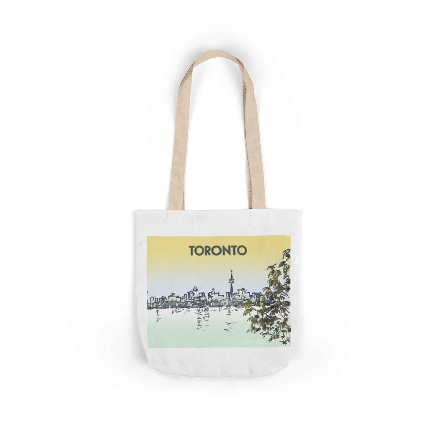 Toronto-inspired Tote Bag with 4-Color Straps