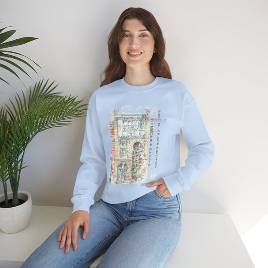 Brussel's Art-Nouveau-Inspired Unisex Crewneck Sweatshirt