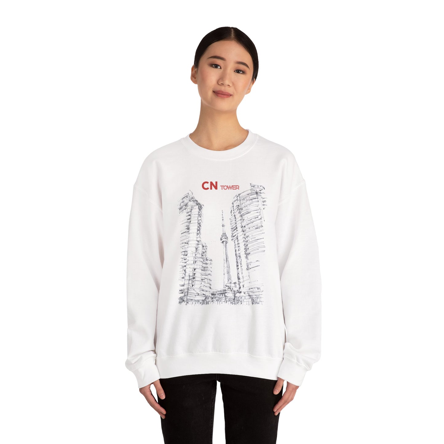 CN Tower-Inspired Unisex Crewneck Sweatshirt