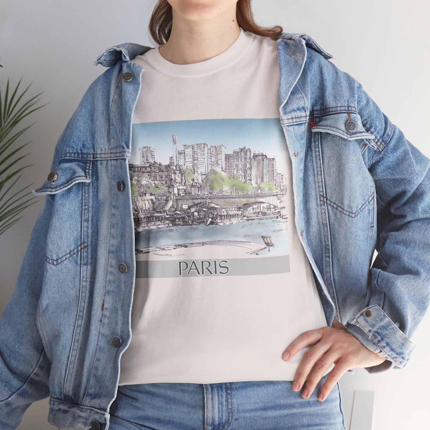 Paris-Inspired Unisex Crewneck T-shirt