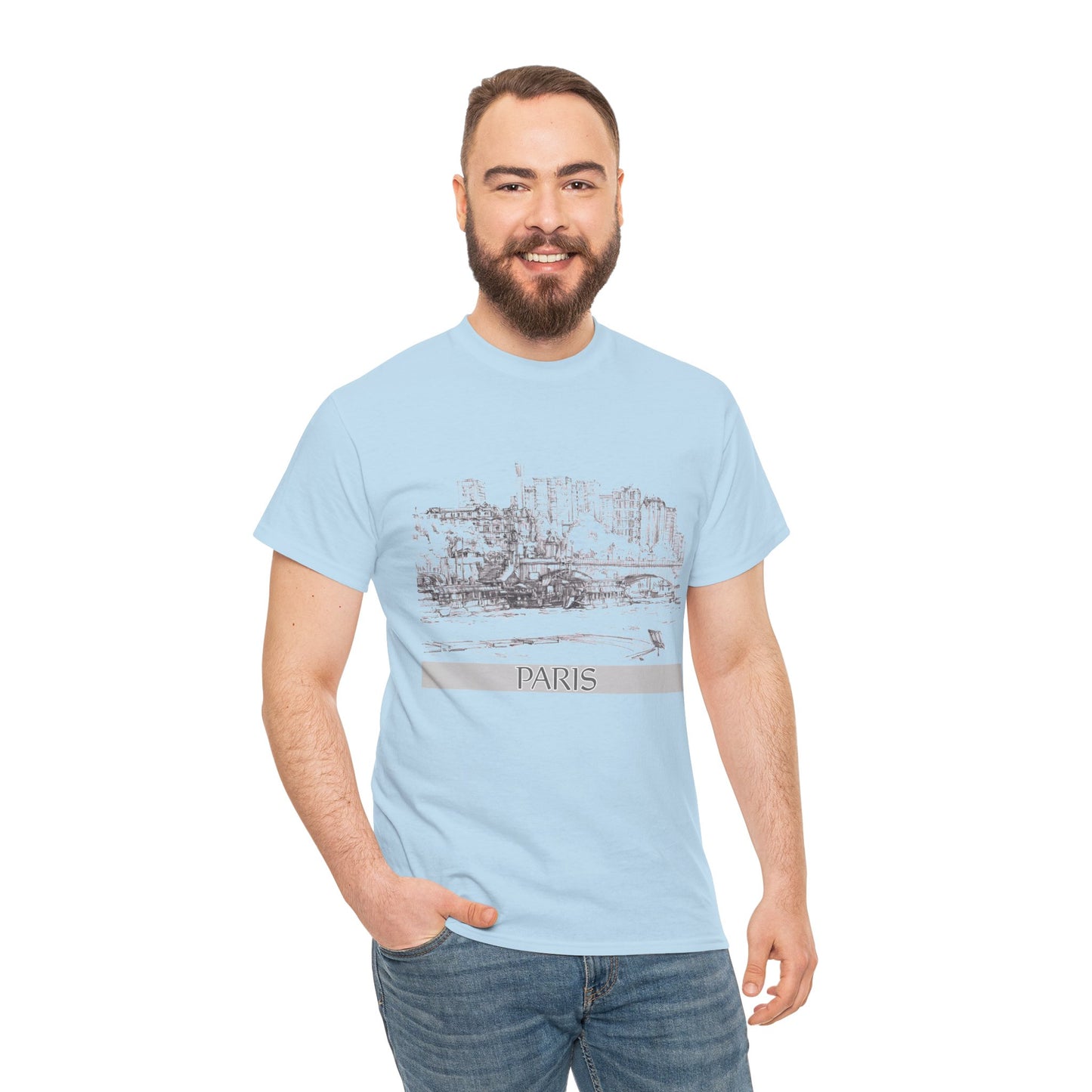 Paris-Inspired Unisex Crewneck T-shirt