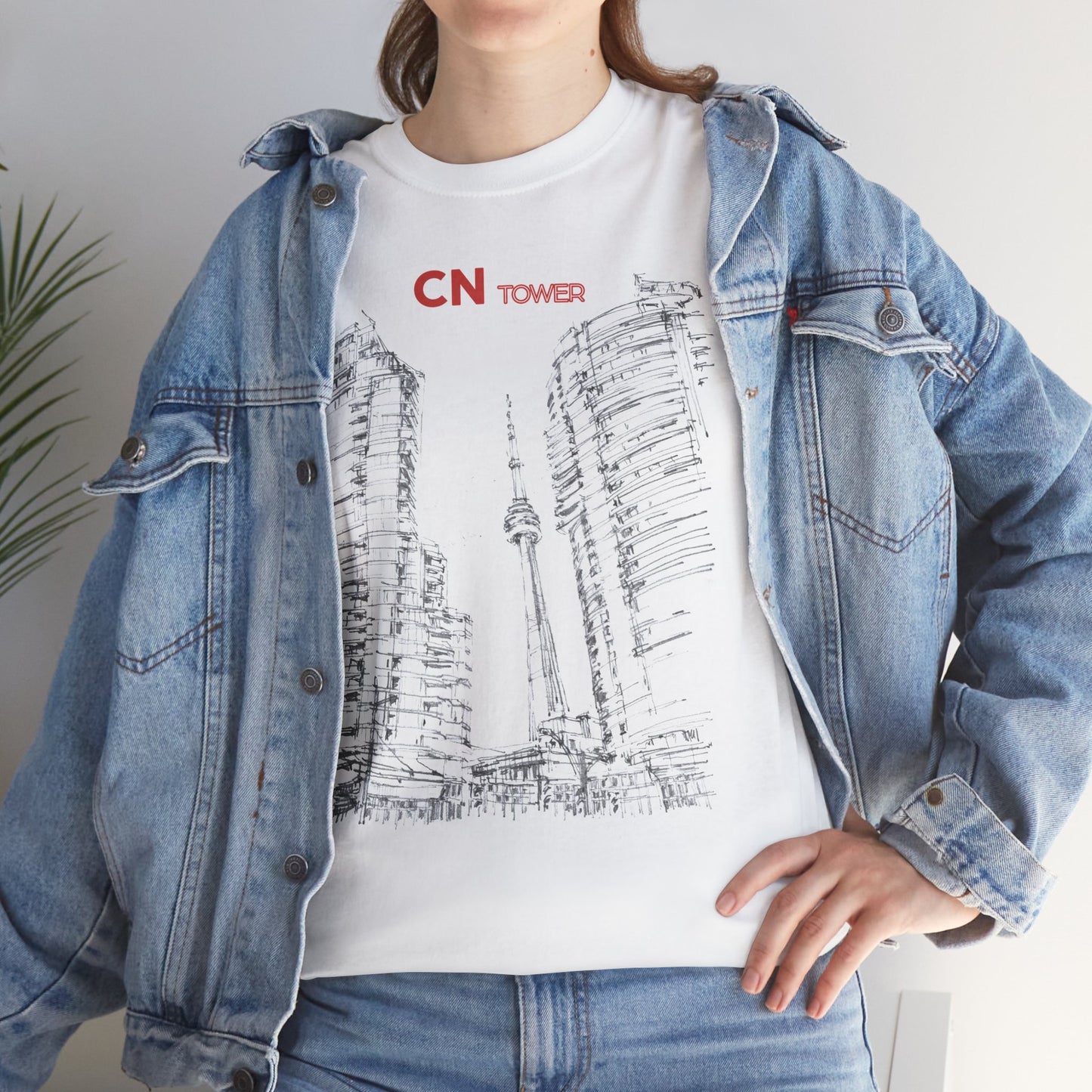 CN Tower-Inspired Unisex Crewneck T-shirt