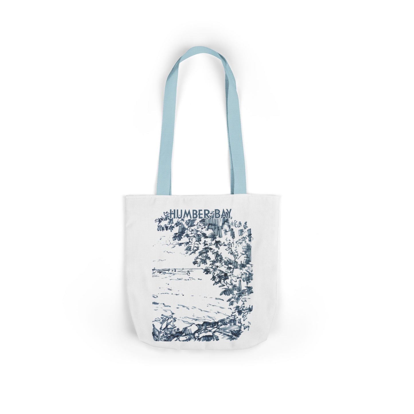 Toronto Humber Bay-inspired Tote Bag with 3-Color Straps
