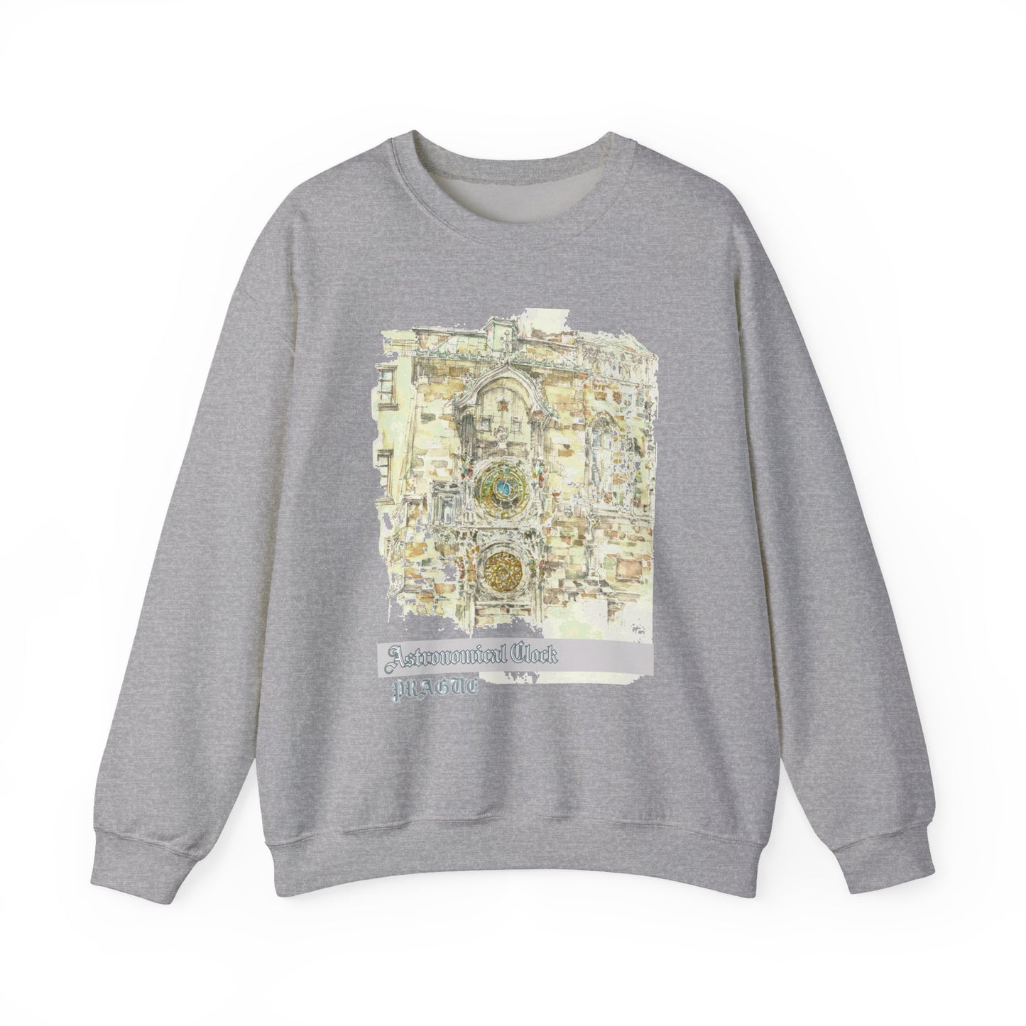 Prague-Inspired Unisex Crewneck Sweatshirt