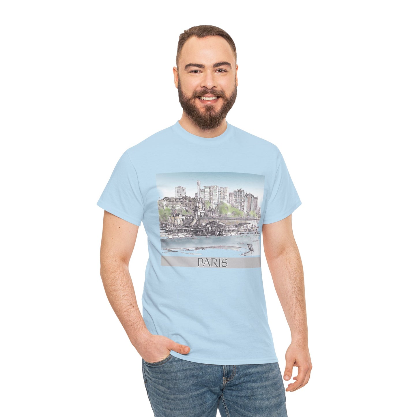 Paris-Inspired Unisex Crewneck T-shirt